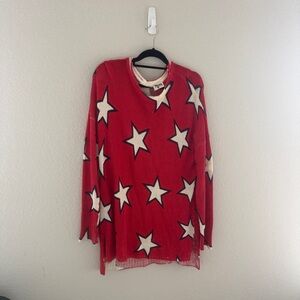 Show Me Your MuMu Bonfire sweater Red Star